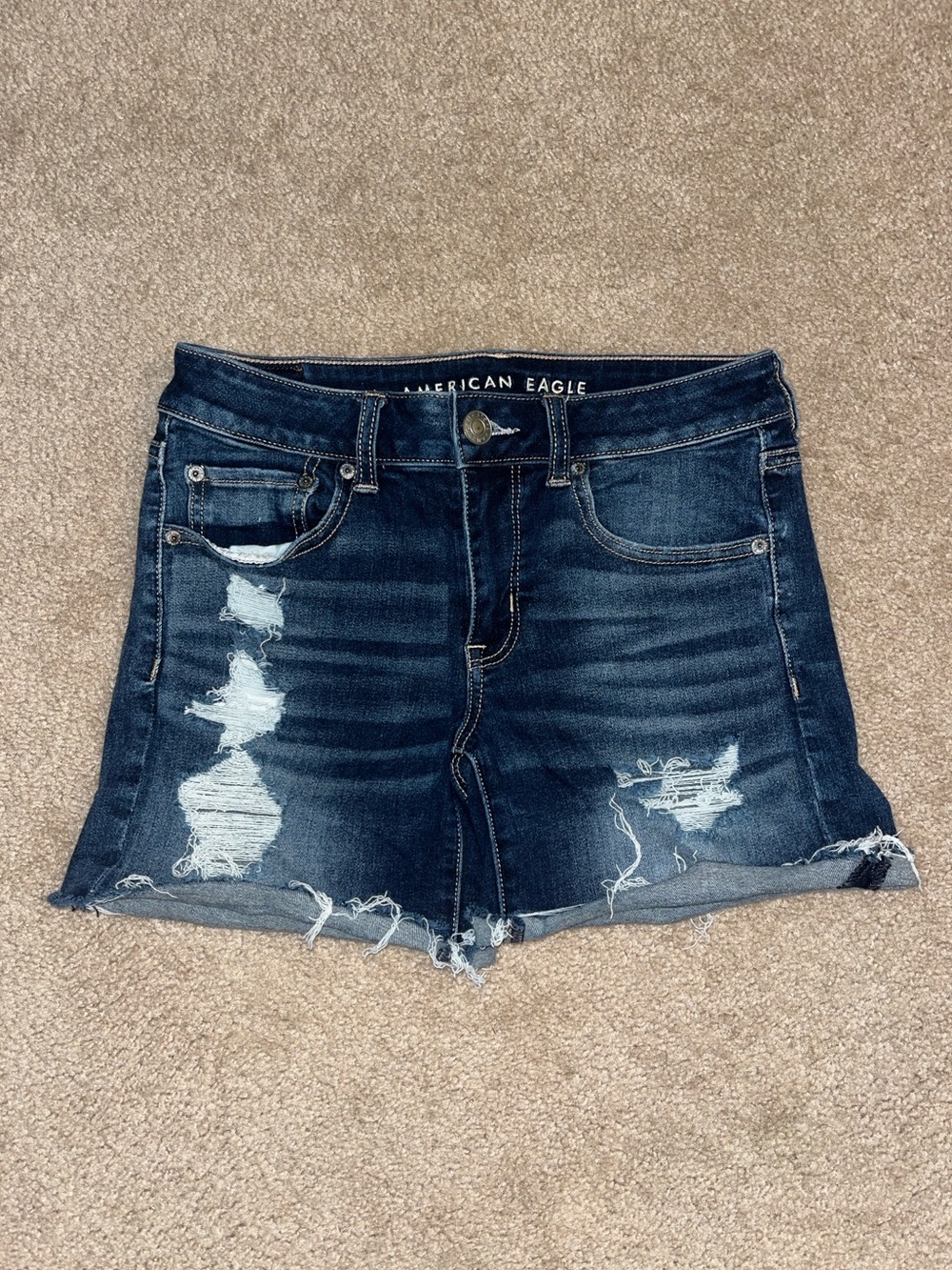 American Eagle Distressed Denim Shorts